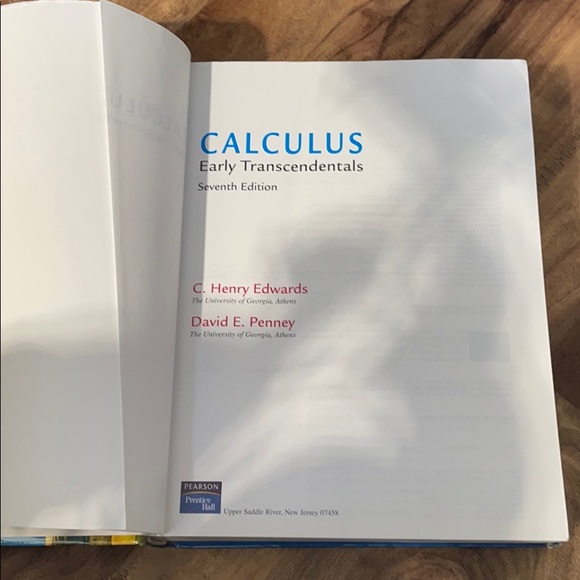 Calculus Early Transcendentals Edwards and Penney - Picture 4 of 4